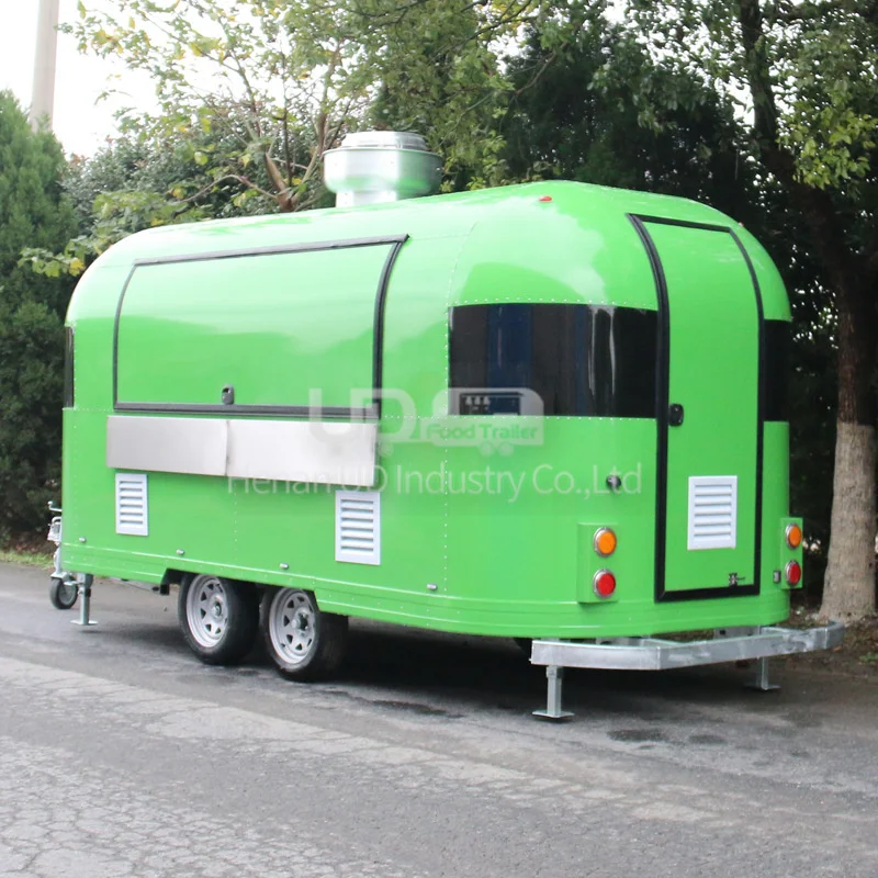 

Street Food Cart Outdoor 5 People Camper Caravan Food Vening Trailer Mobile Kitchen Kiosk For Sale Customizabled Food Trailer