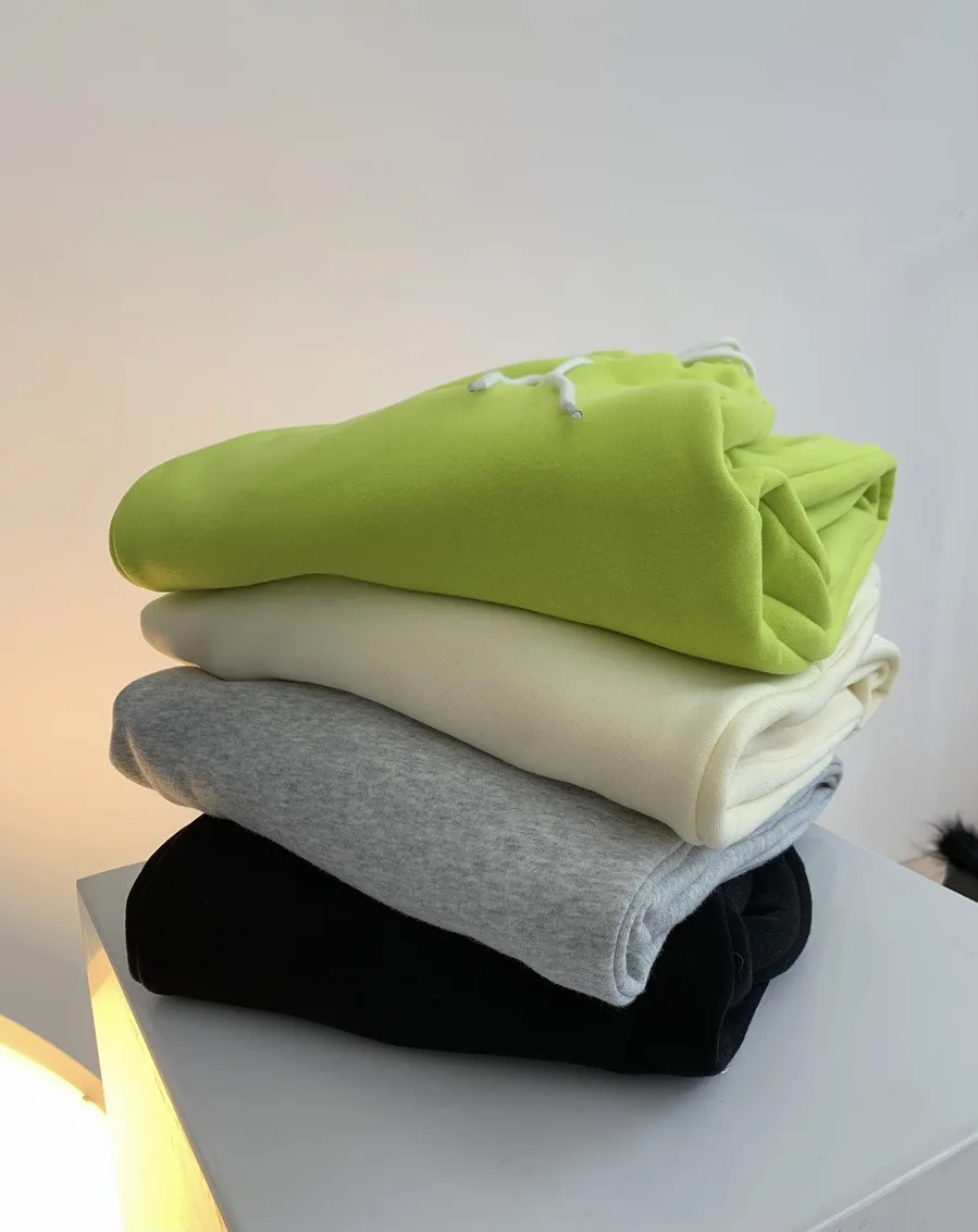 woman new model cotton trousers on fleece