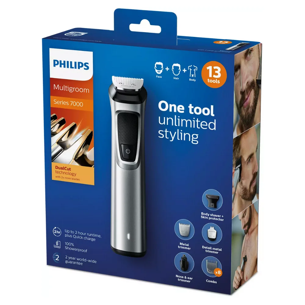 Бритва Philips MG7715 электробритва 13 в 1 набор для ухода за волосами перезаряжаемый