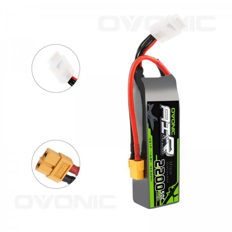 OVONIC 4S 2200mAh 14 8 V 50C Lipo батарея с штепсельной вилкой XT60 для радиоуправляемых