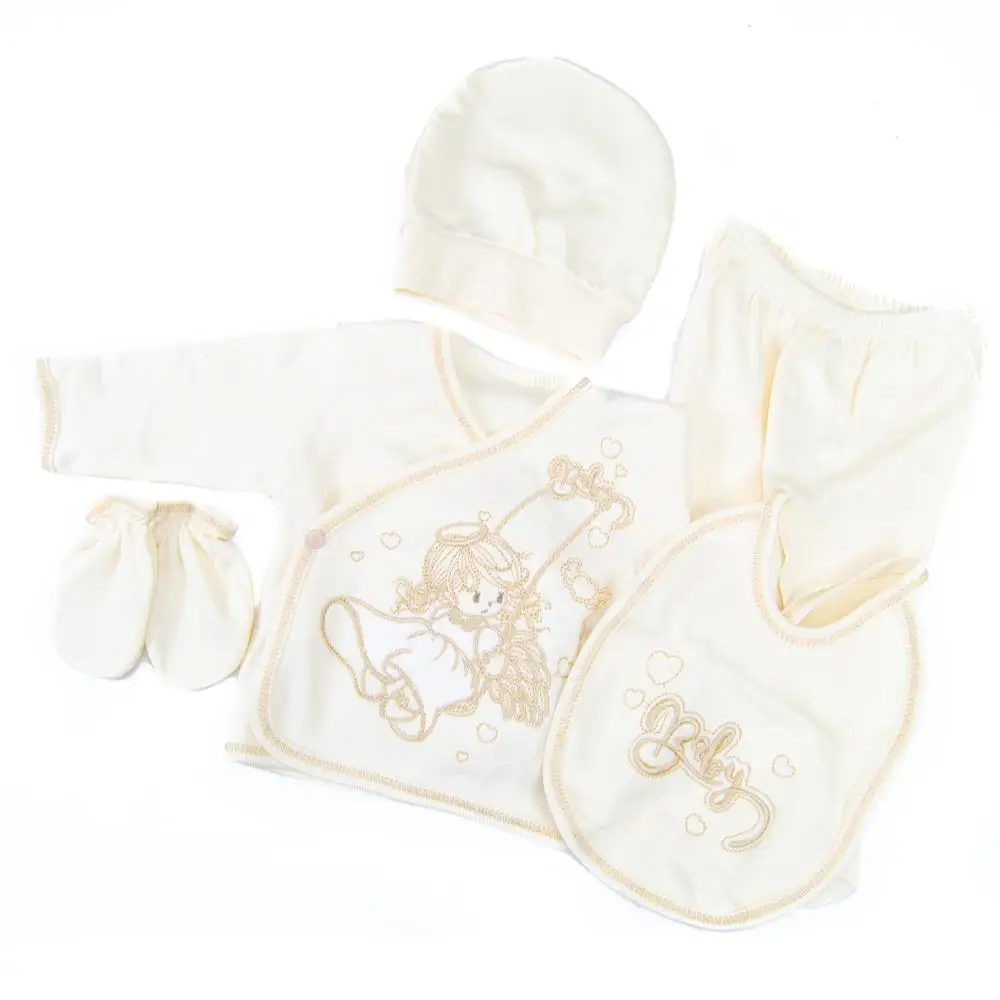 Комплект для маленьких мальчиков и девочек одежда новорожденных 0 3 месяцев 5