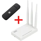 Комплект USB модем Huawei e3372-320 и WiFi роутер Netis 5230. 3g 4g модема и Wi-Fi роутер. Работает с сим всех операторов.