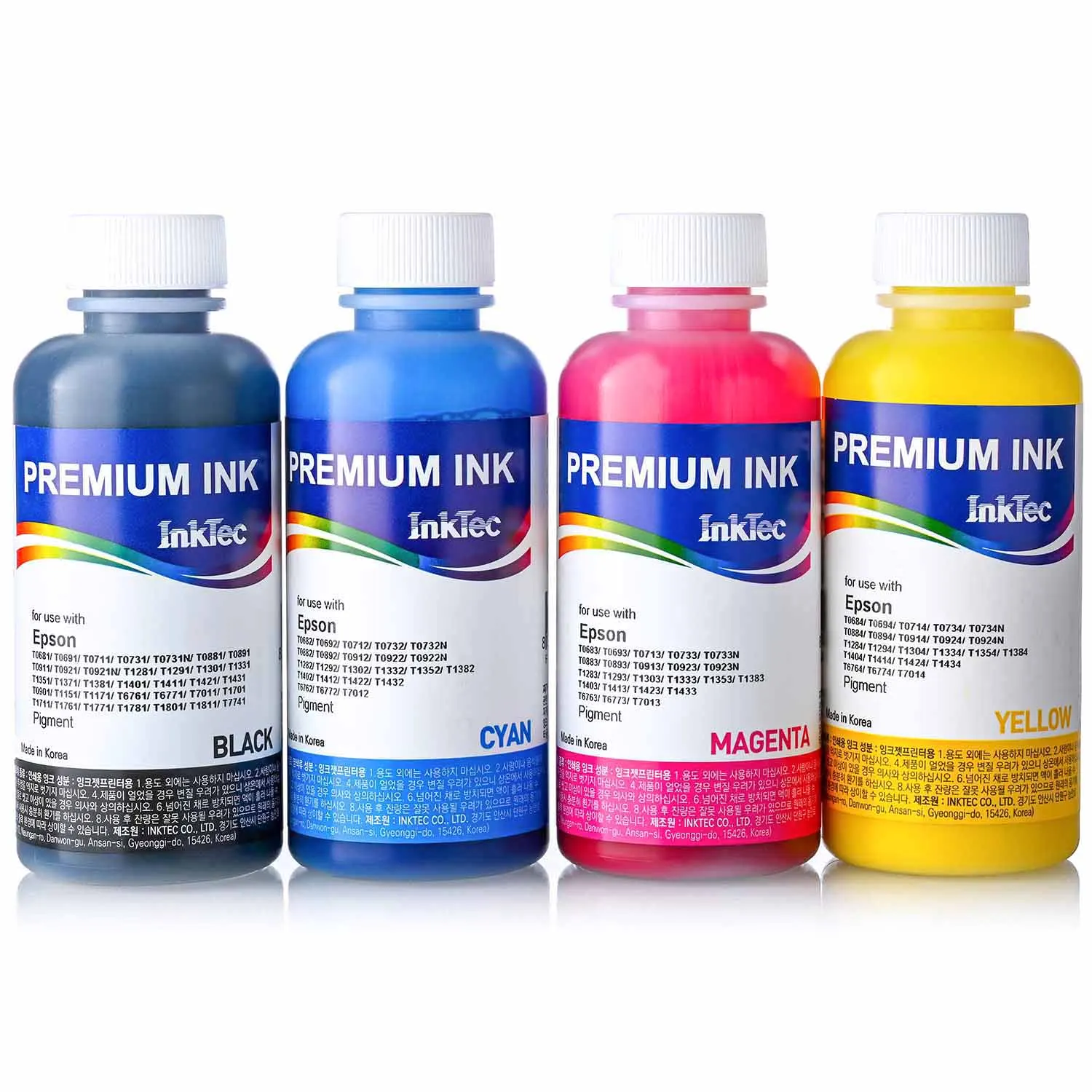 Чернила для EPSON TX200 TX209 TX210 TX219 TX300F TX400 TX409 TX410 TX419 TX510FN TX550W TX600FW 4 x 100 мл комплект|Наборы