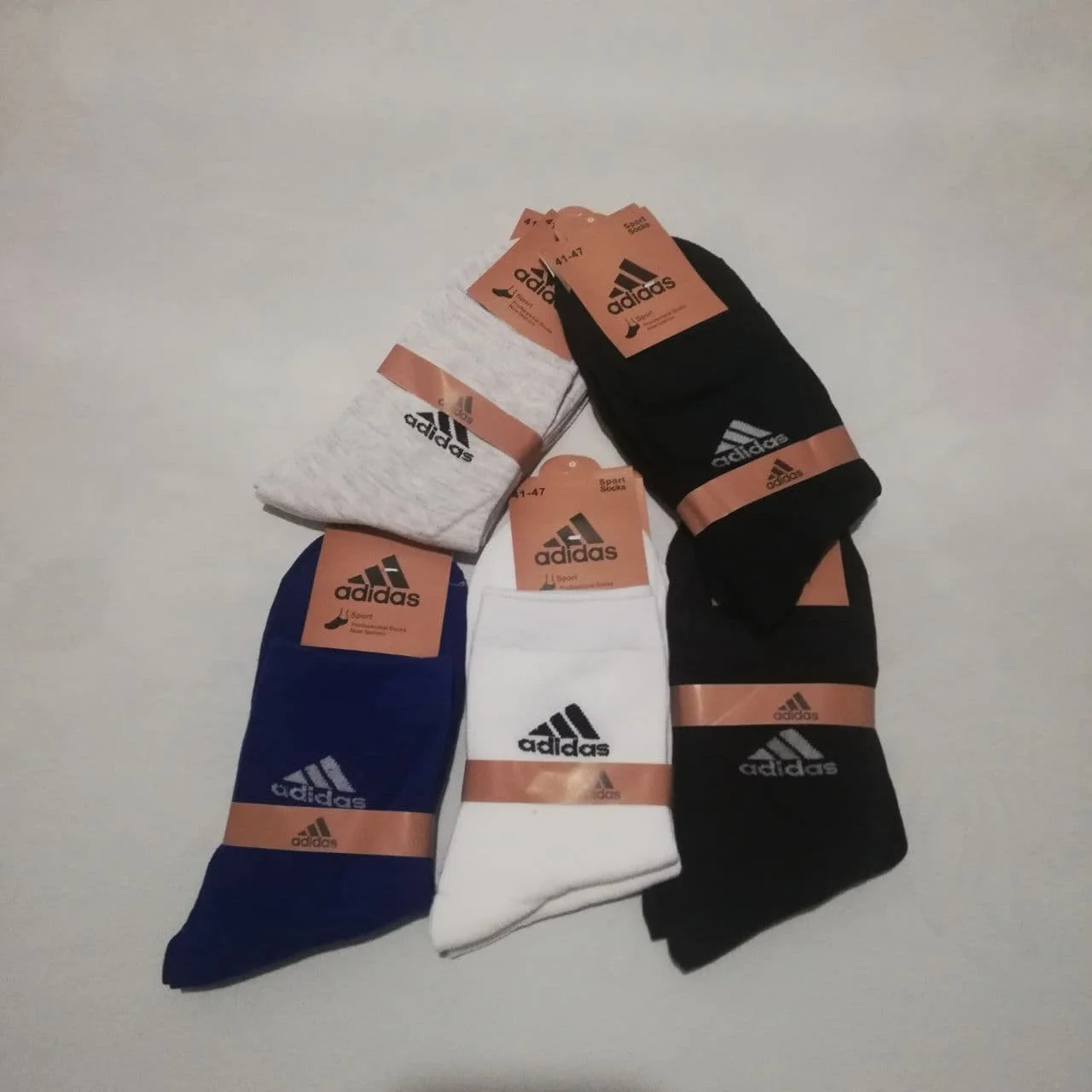 10 шт. (5 пар) мужские носки Adidas качественные подарочные носки.