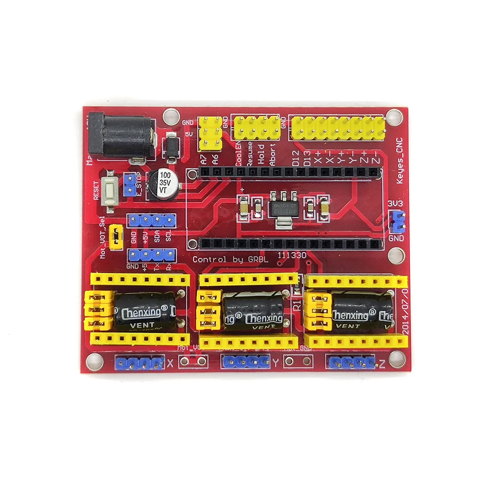 CNC Shield V4 - плата расширения Arduino Nano для 3D принтеров и ЧПУ станков | Электронные