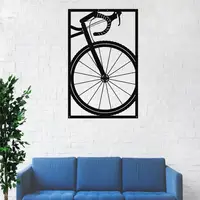 Metal Wall Art, Bicycle Wall Art, Metal Bike Art, Metal Wall Decor, Cyclist Gift, Biker Art, Home Office Decoration