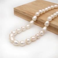 natural white real fresh water pearl irregular 8 11mm jewelry craft findings for making bracelet necklace earrings