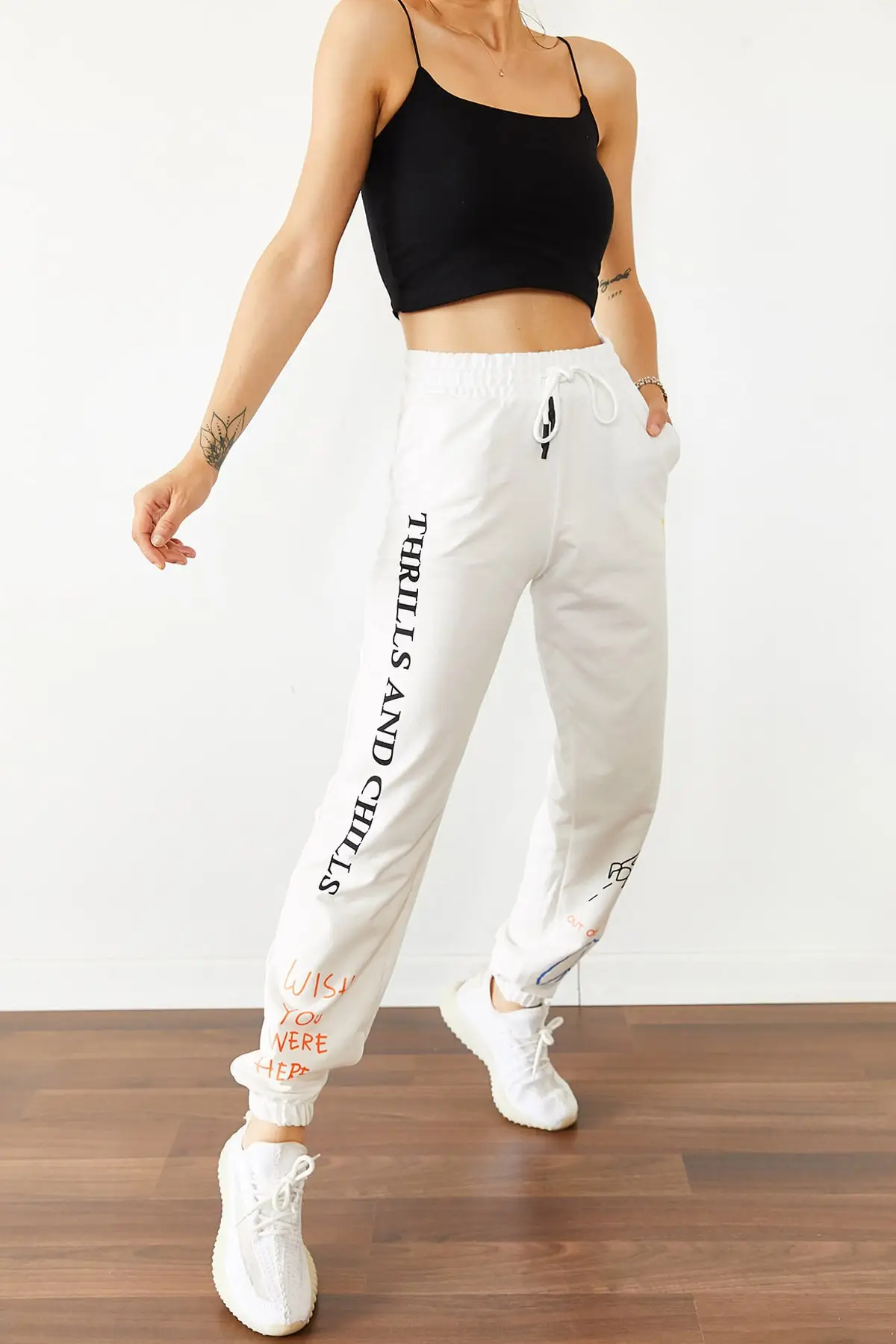 ŞERBETS 2020 autumn winter joggers pants sweatpants korean style dropshipping shein