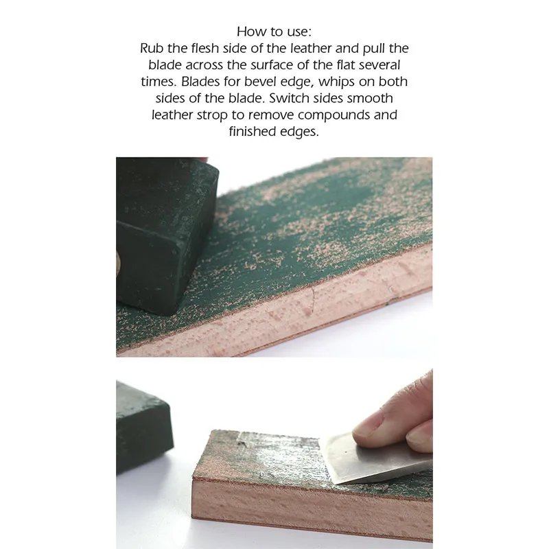 Leather Knife Sharpening Strop Steel Goblin