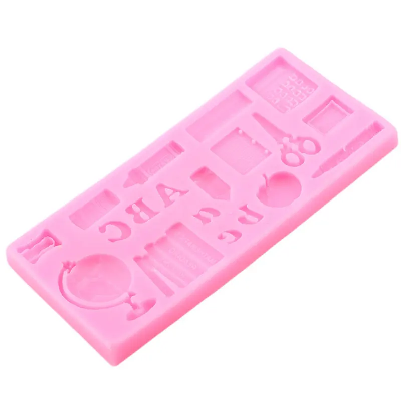 Учебные инструменты силиконовая форма линейка для кексов Топпер сделай сам