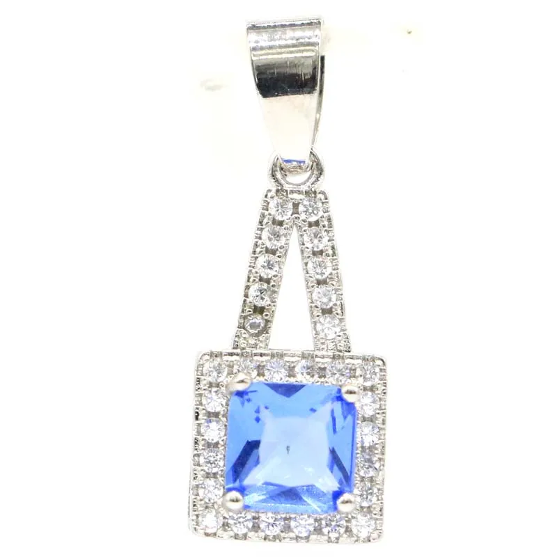 Лидер продаж серьги-подвески из серебра с натуральным родолитом фиолетовым