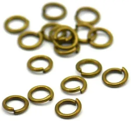 100 шт. античное Латунное соединительное кольцо (A0335)|ring object|ring analring stack |