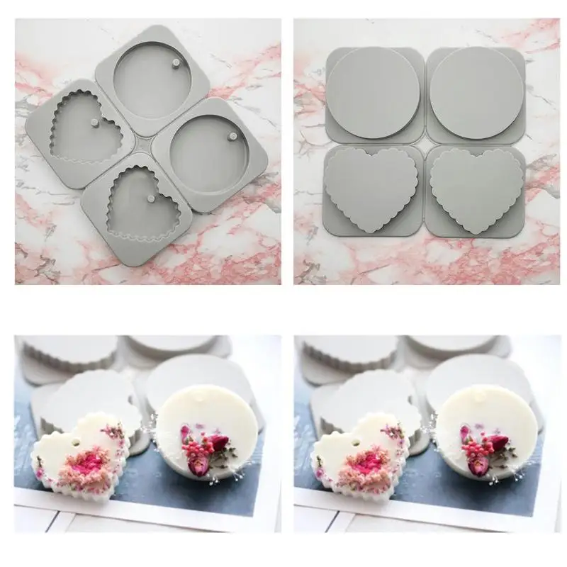 DIY воск для ароматерапии силиконовая форма мыло цветок Свеча Плесень глина