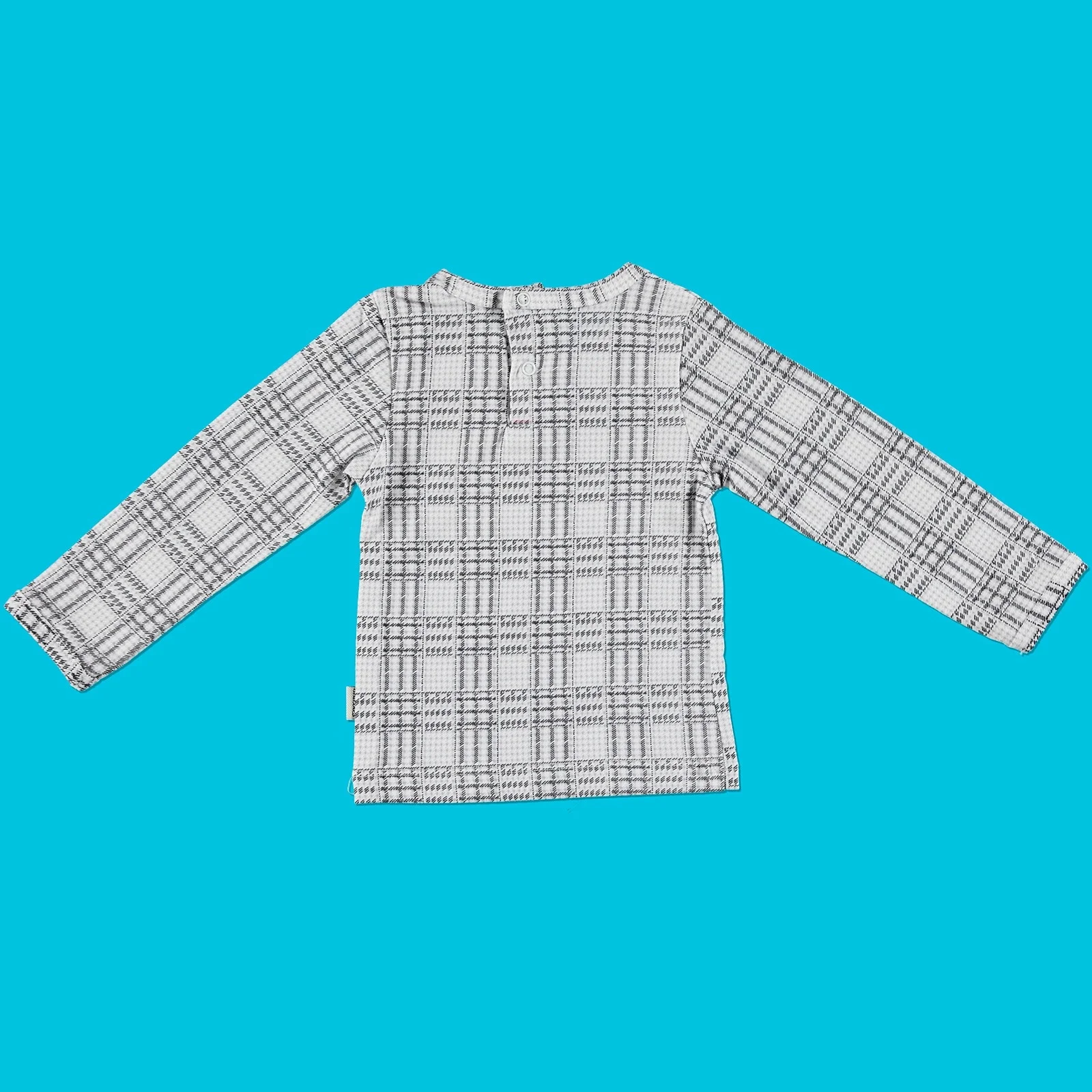 Детские боди с длинными рукавами из органической клетчатой ткани ebek Antebies |