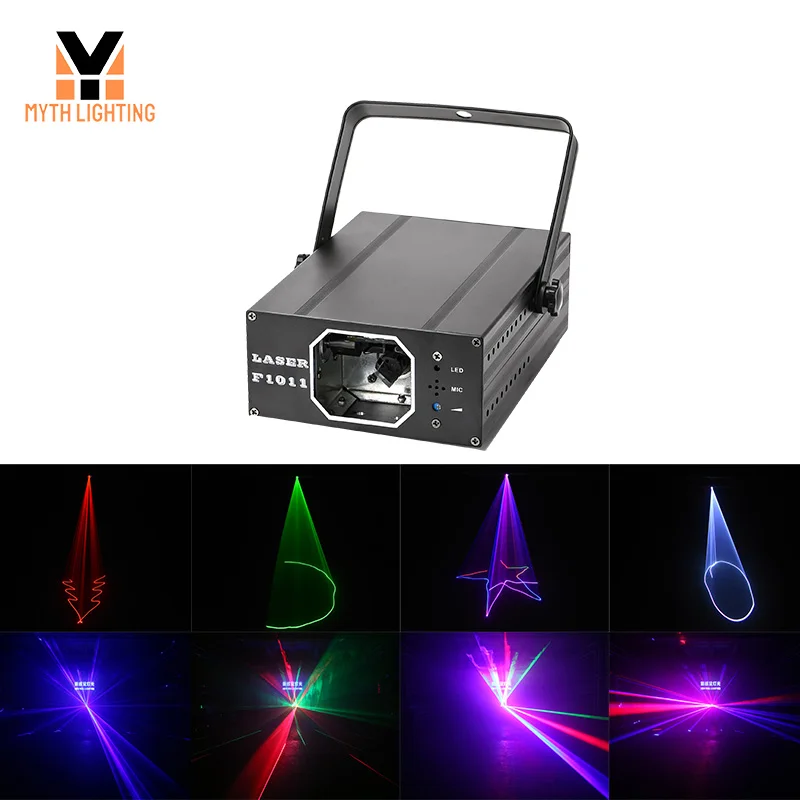 

Beam Effect Sound Activated DJ Party Light RGBYC LED Music Lights by DMX Control for Disco Dancing Birthday Bar Stage Lighting