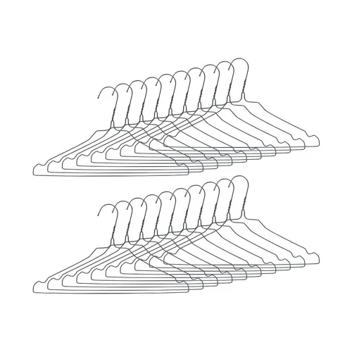 Колбас Tel 20 шт. платье и вешалка для одежды из нержавеющей стали прочные