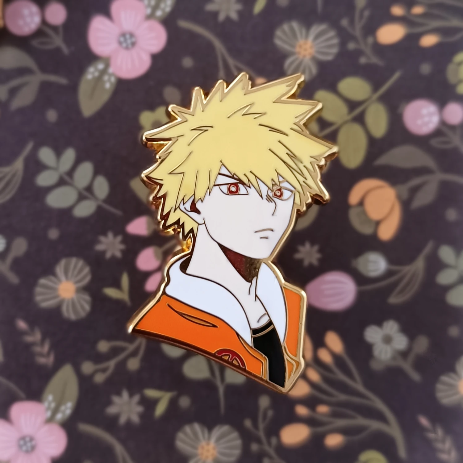 

Bakugou Katsuki Hard Enamel Pin My Hero Academia Anime Pins Fans Collect Metal Brooch
