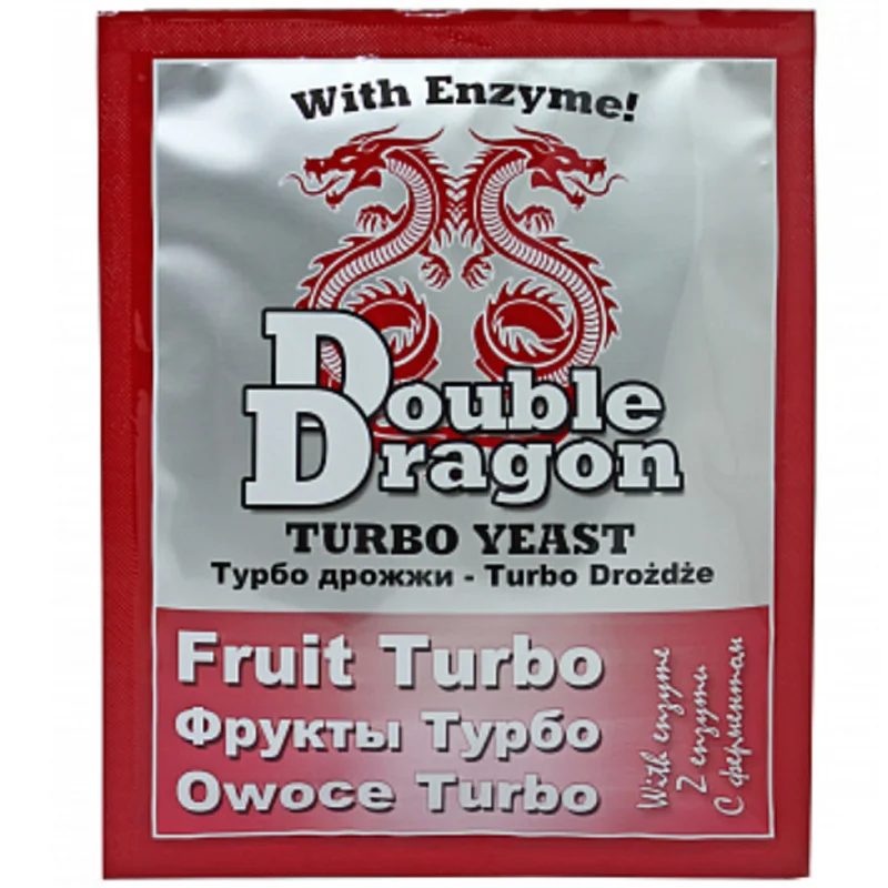 Турбо дрожжи DoubleDragon Fruit для самогона и фруктовых браг