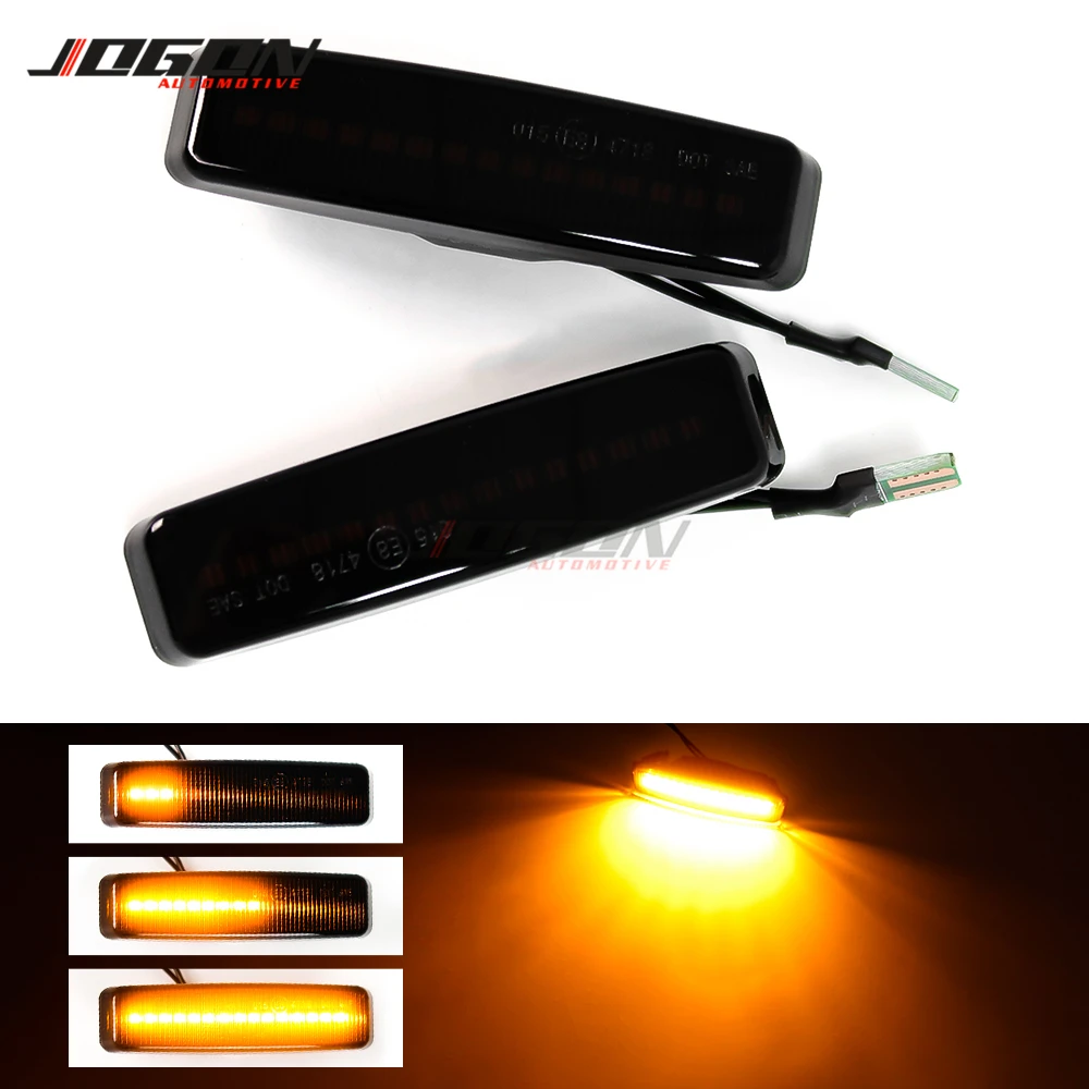 

For BMW 5 Series E39 95-03 M5 Led Dynamic Turn Signal Light Side Marker Fender Sequential Lamp Blinker Repeater Indicator Trim