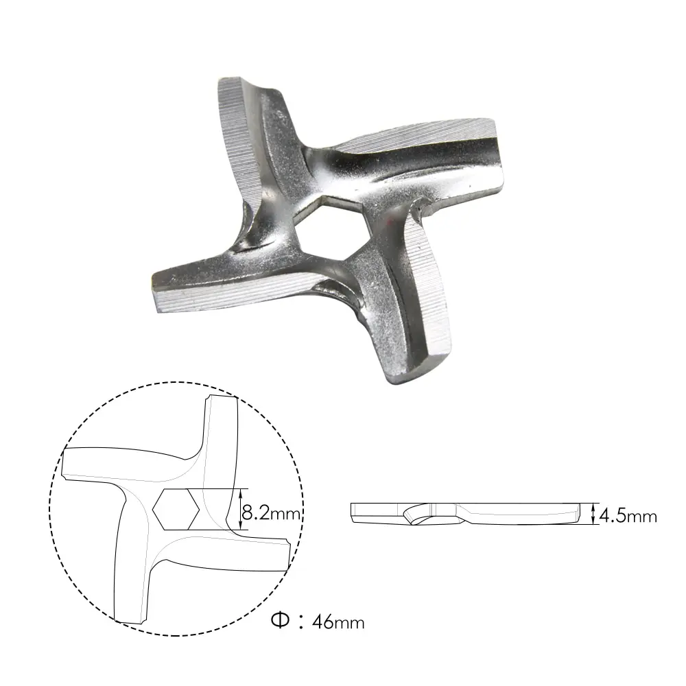 Ножи из нержавейки для мясорубок Moulinex HV2 (ME2 ME2091) HV4 (ME4 ME4281 ME4401 ME4421 ME4528 ME4541 ME4561 ME4581) HV6