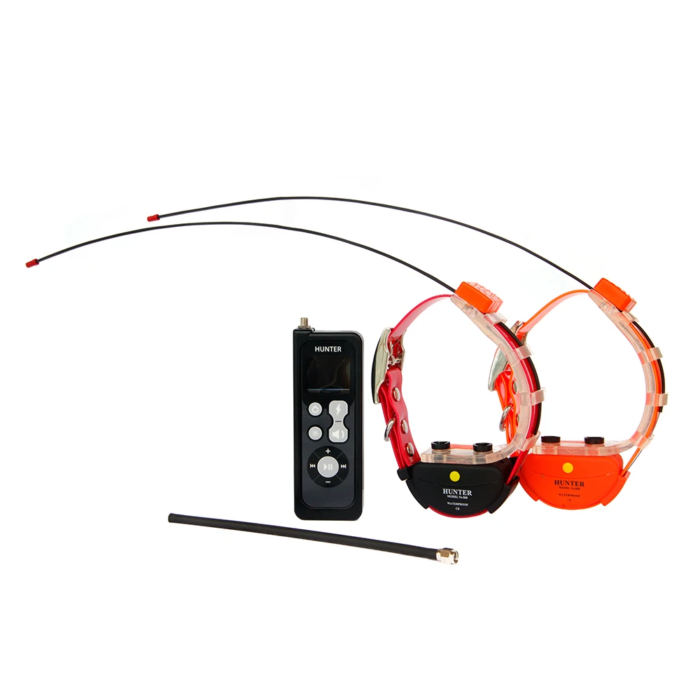 Collar rastreador GPS impermeable, alcance de hasta 25Km, sin tarjeta SIM, para 2 perros, GPS25002-0