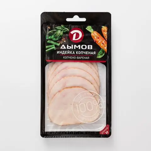 Индейка варено-копченая Дымов нарезка 70 г |