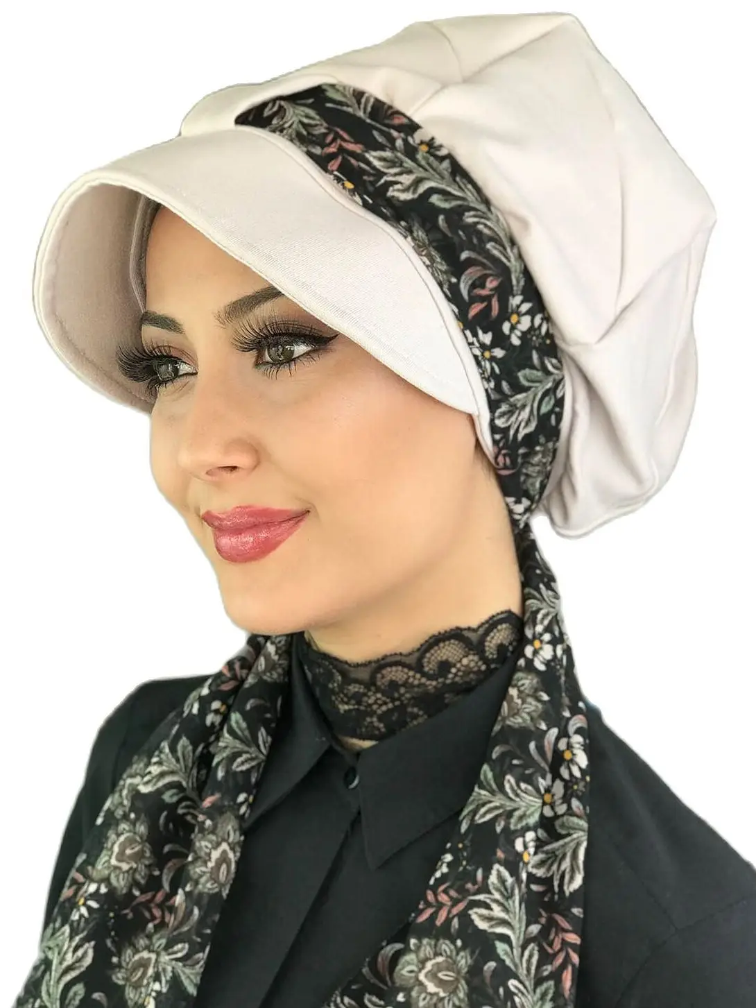 

New Fashion 2022 Islamic 1headscarf Turban Women's Hat Seasonal Bonnet One-piece Foulard Powder Rengi Biritli Scarf Şapka