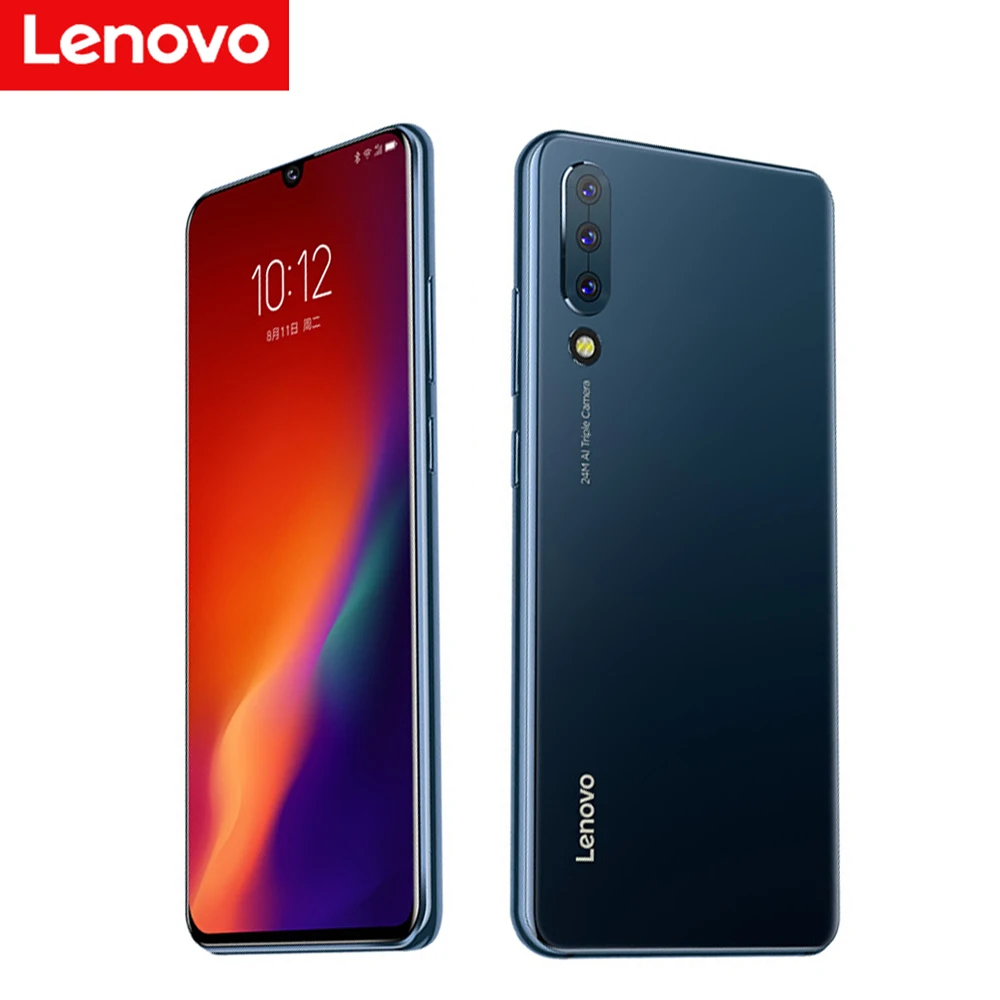 Lenovo Z6 с глобальной ПЗУ 6 ГБ 128 39 дюйма восьмиядерный смартфон Snapdragon 730 AI три тыловые