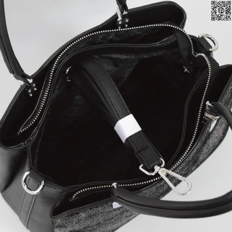 женская сумка POSSESS STORE L37 три отдела под одной молнией лицевая сторона натуральная