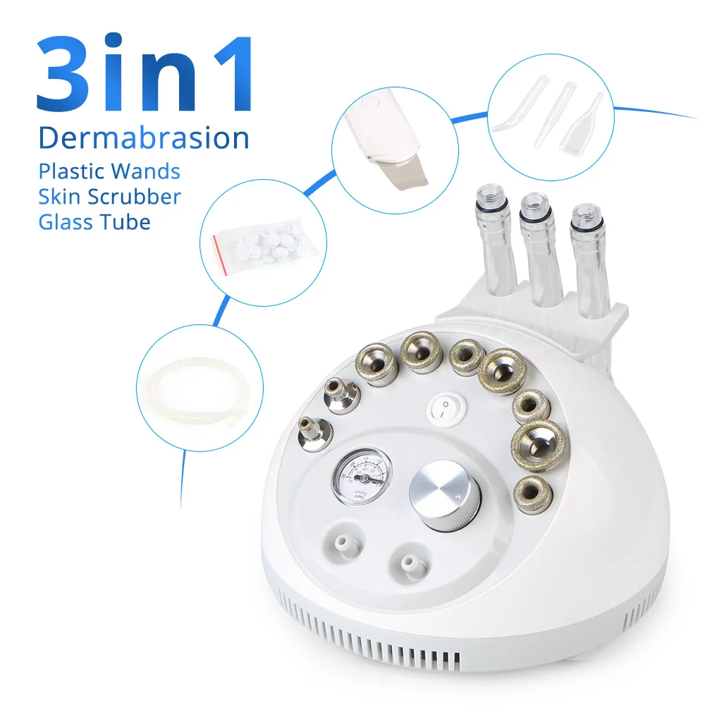 Face Skin Care Device Microdermabrasion Diamond Dead Skin Remove And Ultrasound Scrubber Face Deel Cleaning Skin Rejuvenation