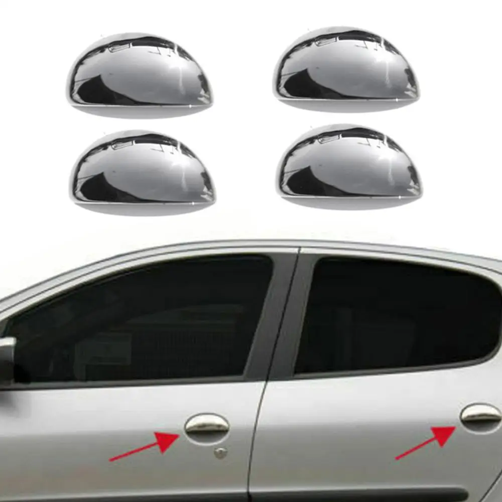 

Peugeot 206 Chrome Door Handle P. Steel 1998-2012