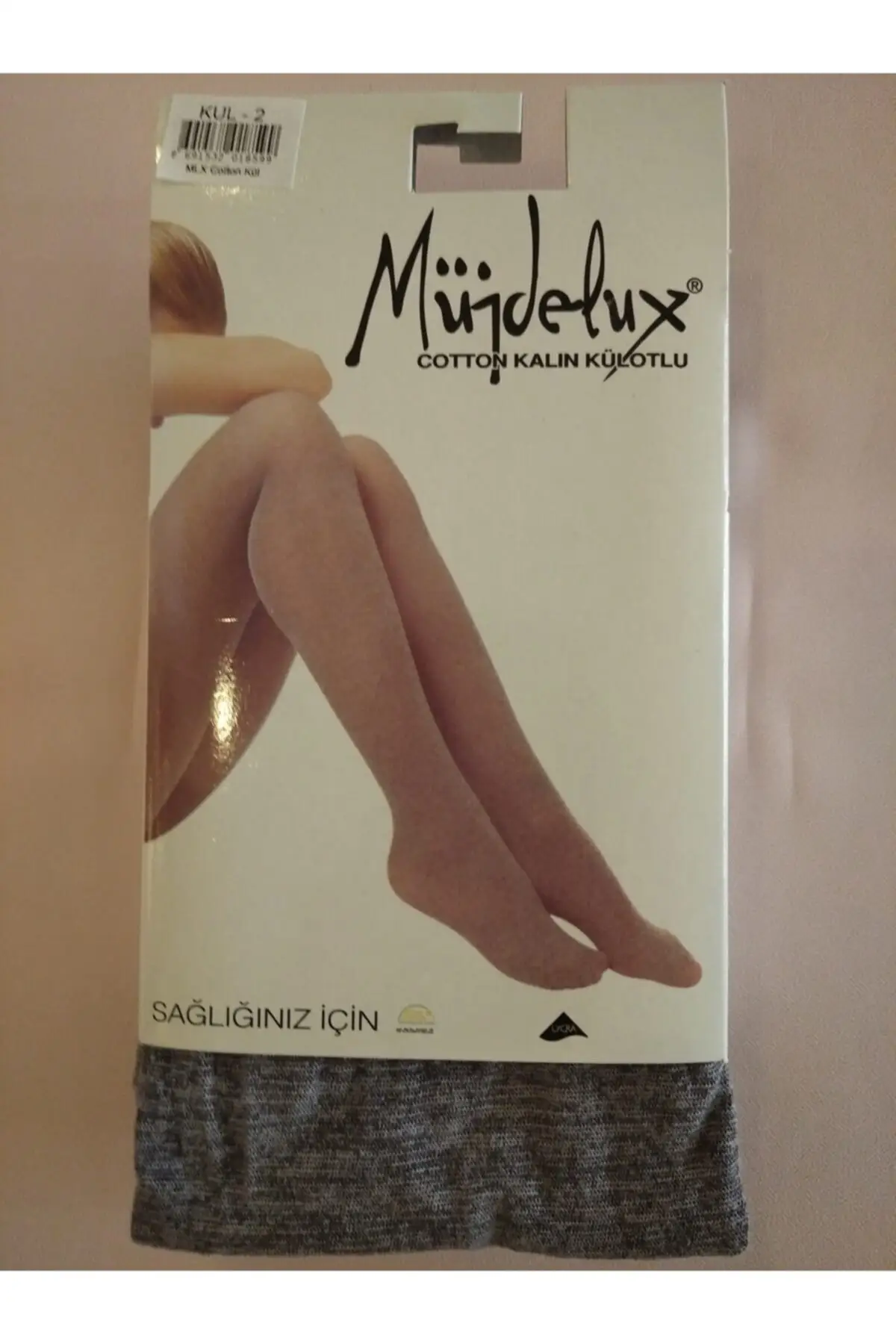Lux Cotton Thick Pantyhose Ash Color