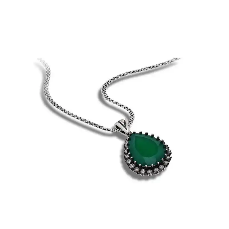 925 пробы Серебряное ожерелье Hurrem Sultan Lady
