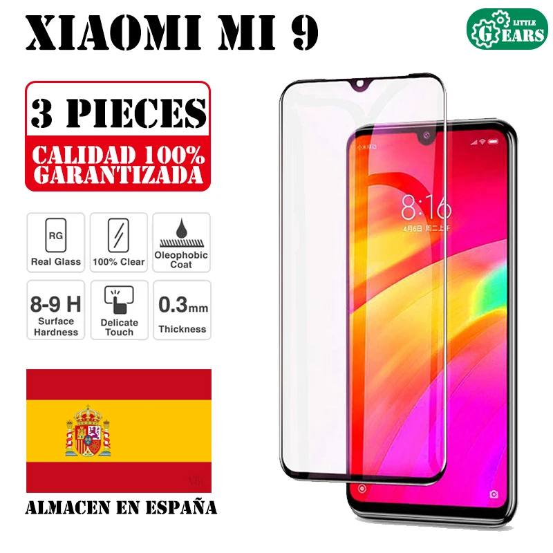 Комплект Xiaomi Mi 9 из 3 предметов защита для экрана закаленного стекла ультратонкая