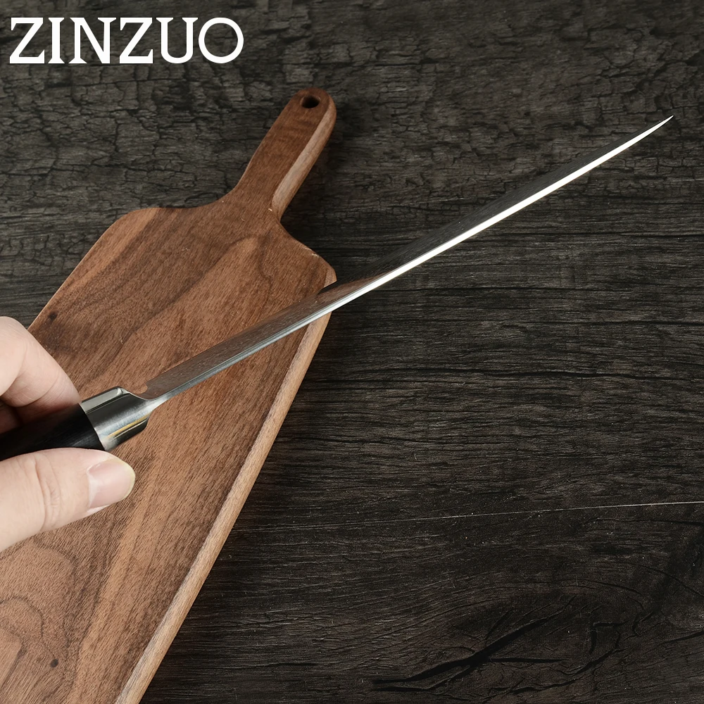 ZINZUO 8-дюймовый Нож для сашими дамасский нож рисования 67 слоев VG10 кухонный