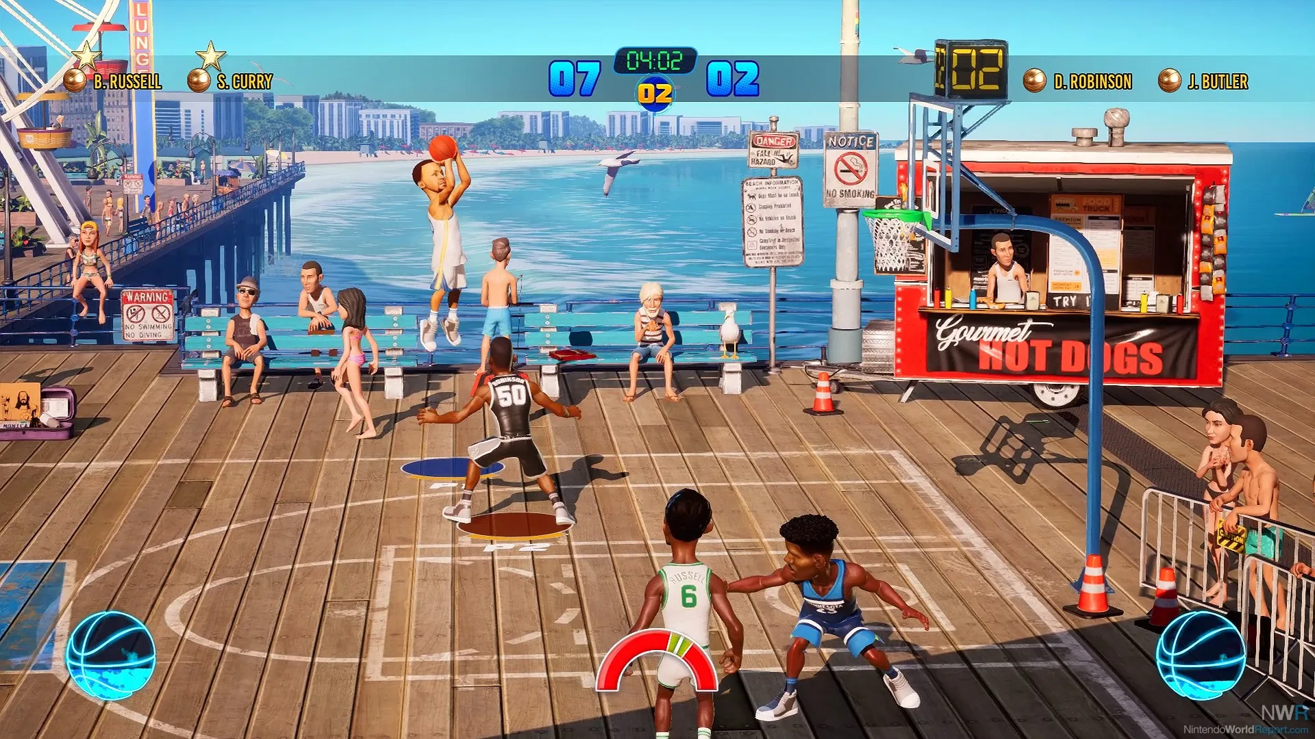 Фото nba2k playgrounds 2 switch игра б/у без коробки №2
