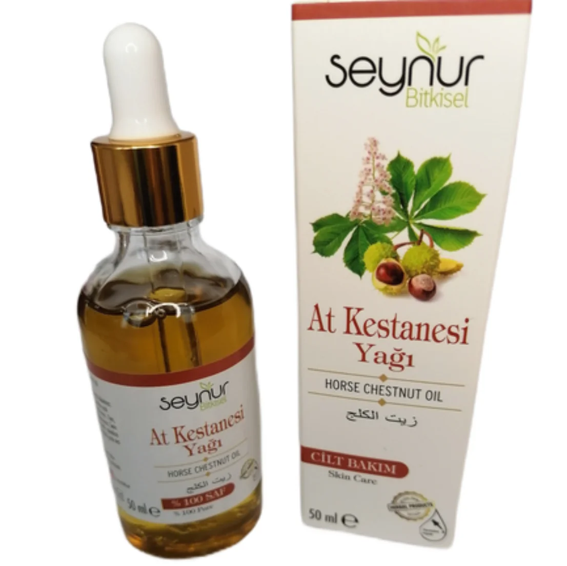 

AT KESTANESİ YAĞI 50 ML HORSE CHESTNUT OIL 50 ML زيت كستناء الحصان 50 مل