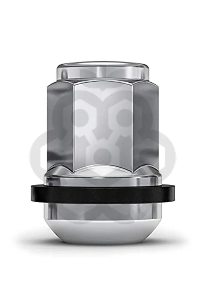 Гайка колёсная М12x1.5 длина=33мм ключ=19мм с кольцом сфера R12 хром|Гайки и болты| |