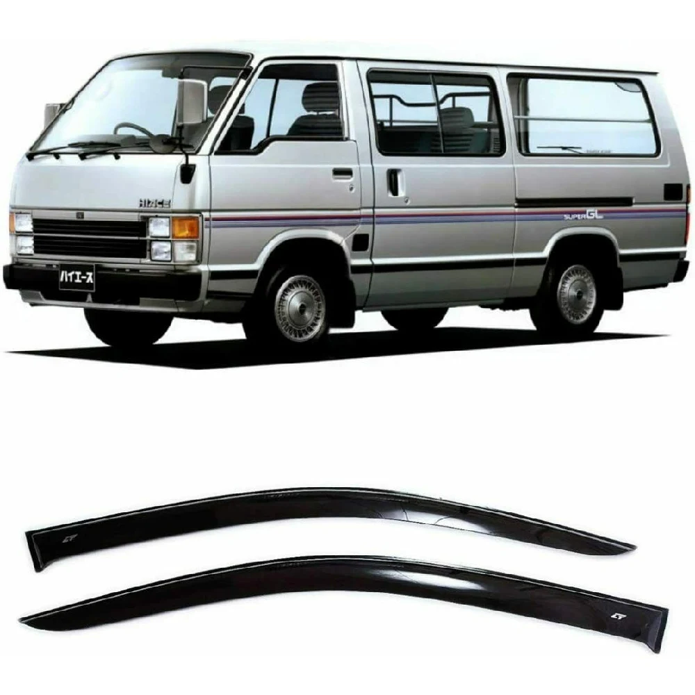 Дефлекторы окон Cobra Tuning T25382 на авто Toyota HiAce (H50) 1982 1989 2 шт./комп. ветровики от дождя