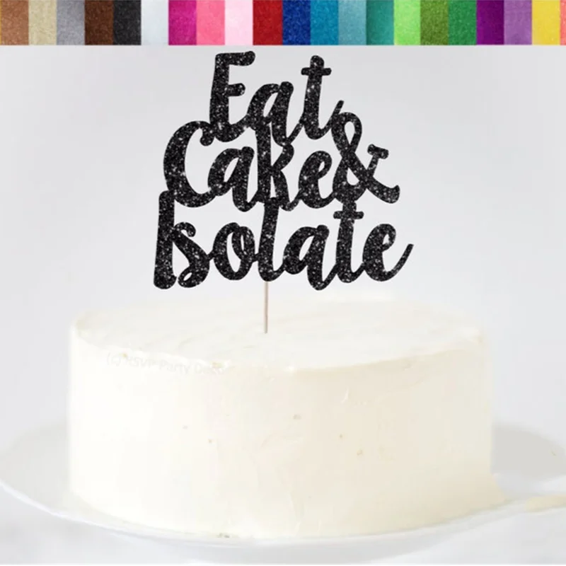 Индивидуальный фон для торта персонализированный Золотой Топпер на день