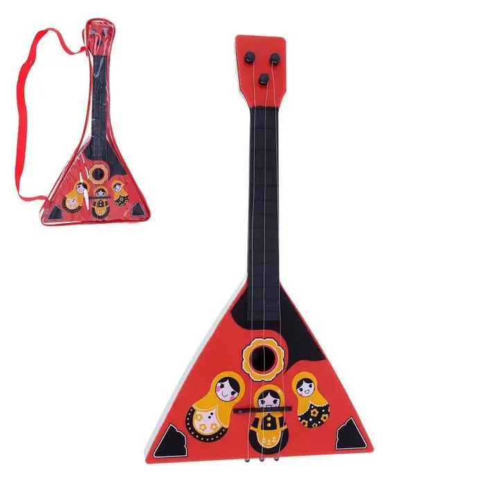 Балалайка Матрёшка цвета МИКС музыкальные инструменты гитары стру | Игрушки и