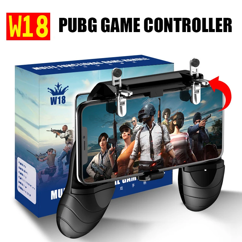 Джойстики контроллер для PUBG мобильный игровой триггер Кнопка огня геймпад для IOS Android телефон W18 шутер Joypad с держателем