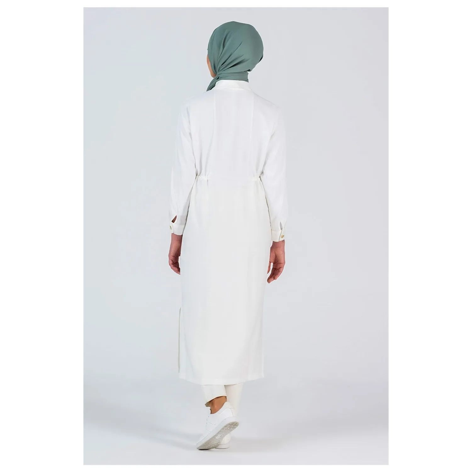 

Armine Bead Detail Tunic White 20 Y4409
