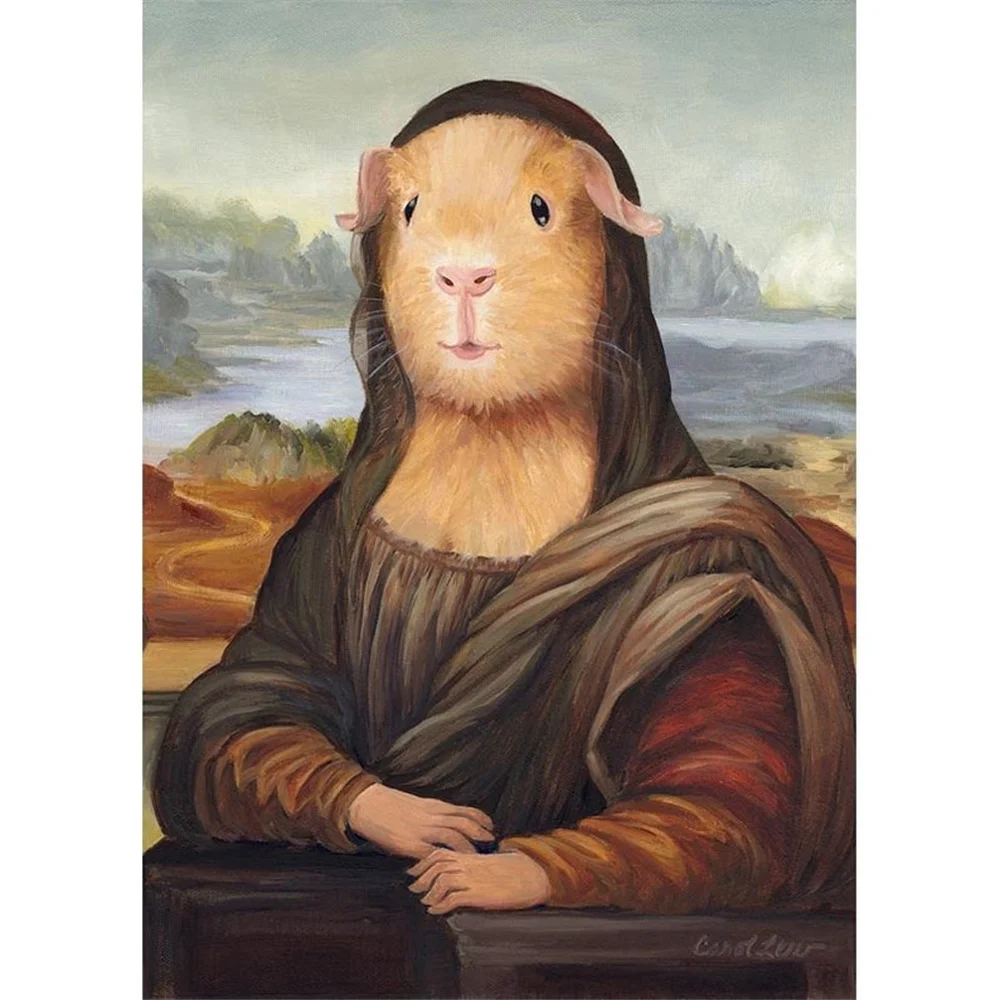 

Печать на холсте "Импрессионизм, морская свинка", Fashionista