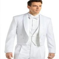 2022 latest coat pant designs white men suits black shawl lapel formal tuxedos wedding suits prom party dress with pants 3 pcs