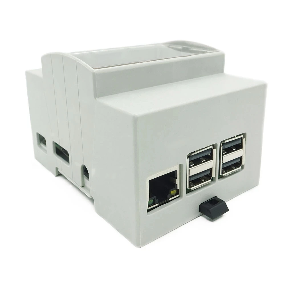 

Raspberry Pi 4 Model B ABS Case White Case Protective Case Enclosure for Raspberry Pi 4 / 3 B + / 3 B