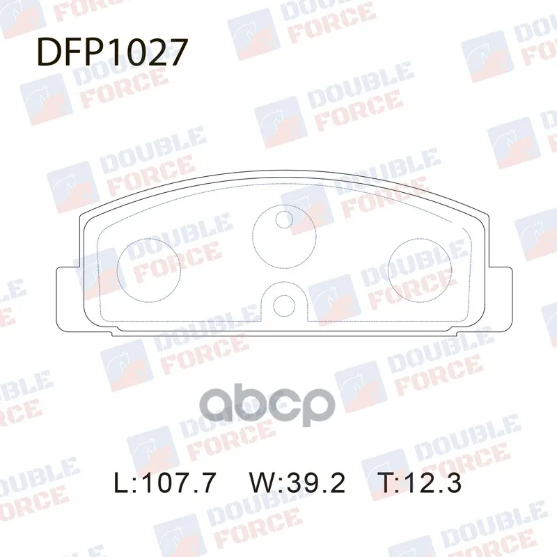 Колодки Тормозные Дисковые Double Force (R) Mazda Atenza / 6 Gh (02-07) Gg (07-12) Premacy Cp (99-05... |