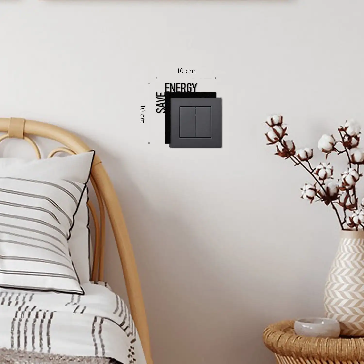 

ARTISTIC METAL WALL DECOR, MODERN MINIMALISTIC SAVE ENERGY 4 PCS METAL SET SOCKET BORDER, SPECIAL DESIGN FOR YOUR HOME & OFFICE