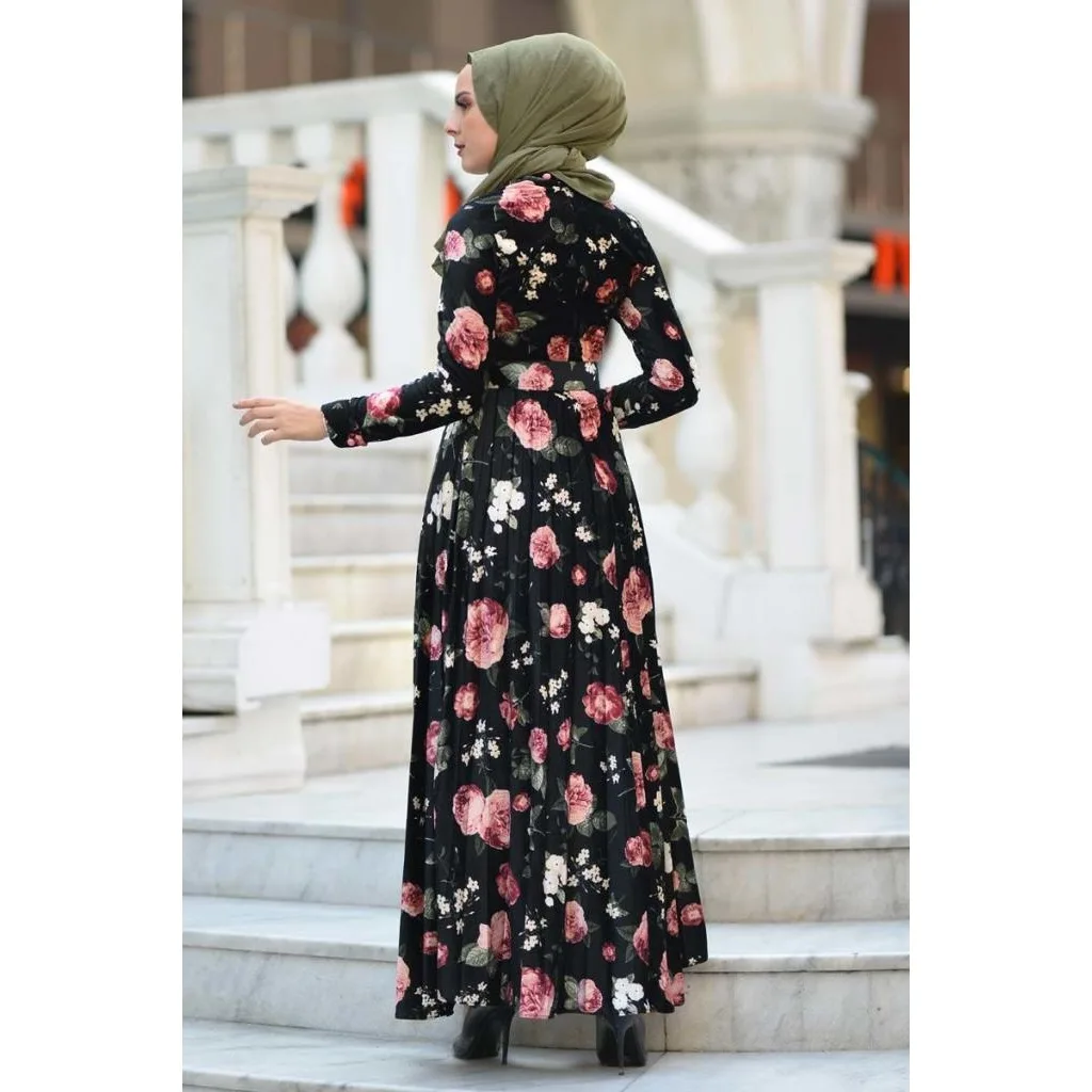 

Muslim Eid Mubarak Dubai Fashion Abaya Kaftan Kaftan summer dress for Islamic women's clothing turkey meat to Robin Femme Vestid