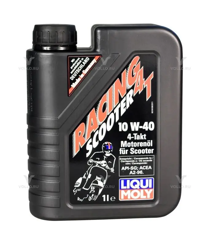 LIQUI MOLY Мин. мот. масло д/скутеров Racing Scooter 4T 10W-40SG (1 л.) (6шт) 8069/1618 | Автомобили и